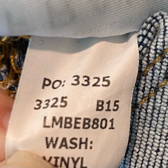 Frame Le Mini Boot in Vinyl Button Fly High Waist Denim Jeans Women’s size 27 - Picture 3 of 10